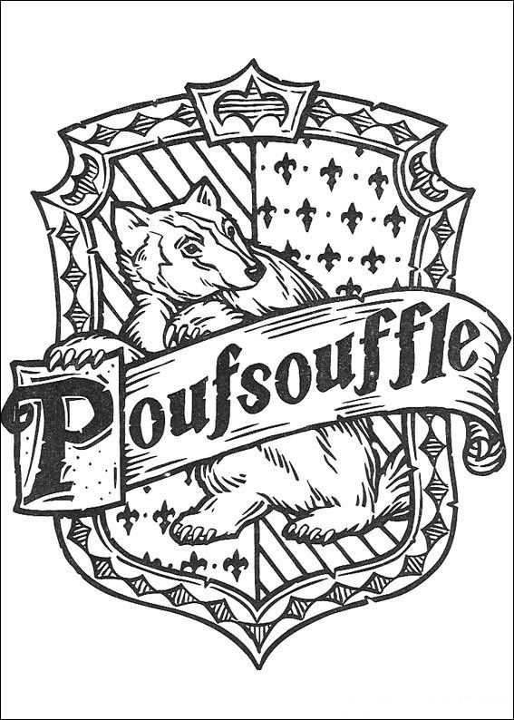 Harry Potter 60, kleurplaat van Harry Potter