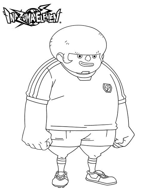Jack Wallside, kleurplaat van Inazuma Eleven