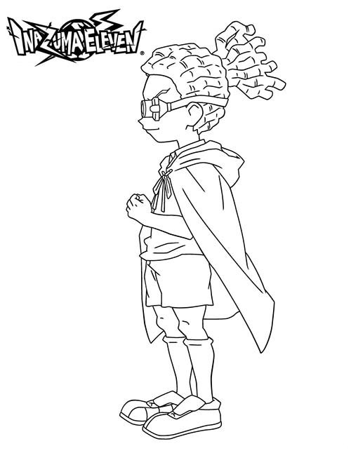 Jude Sharp, kleurplaat van Inazuma Eleven
