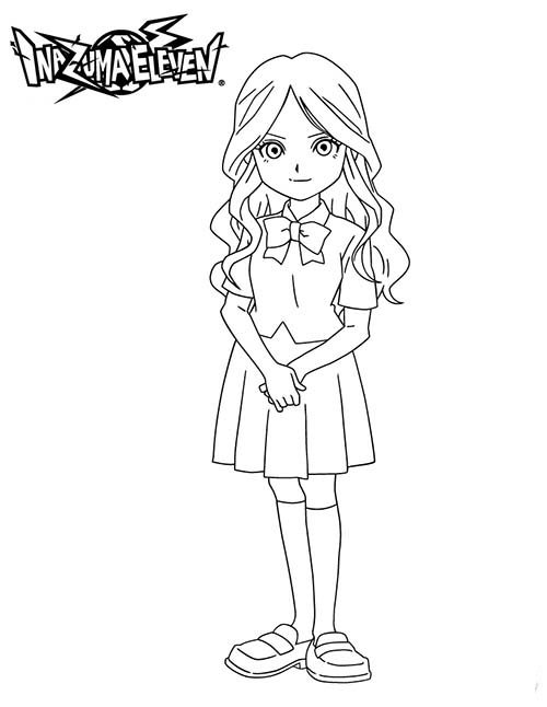 Nelly Raimon, kleurplaat van Inazuma Eleven