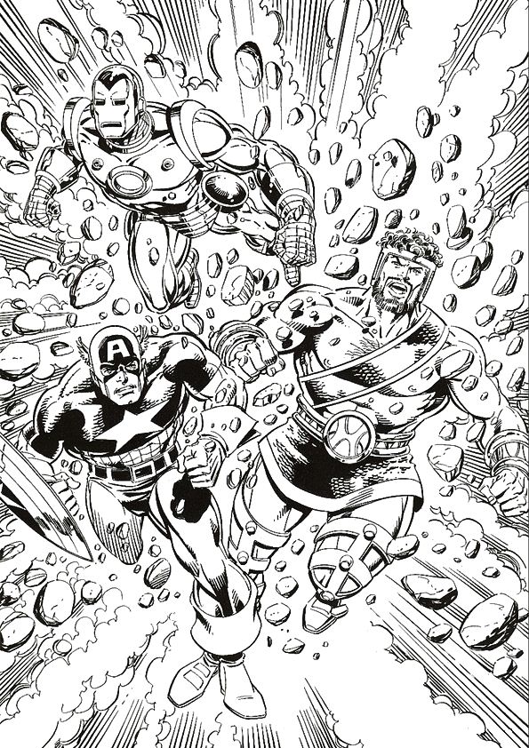 Iron man 28, kleurplaat van Iron man