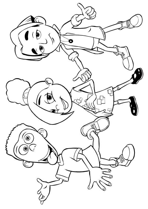 Jimmy Neutron 12, kleurplaat van Jimmy Neutron