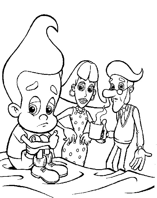 Jimmy Neutron 29, kleurplaat van Jimmy Neutron