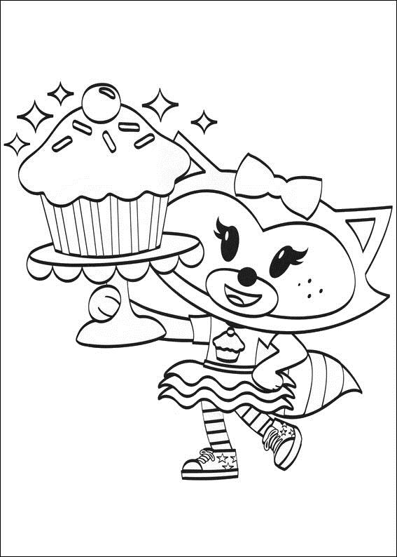 Print Cupcake van sheree kleurplaat