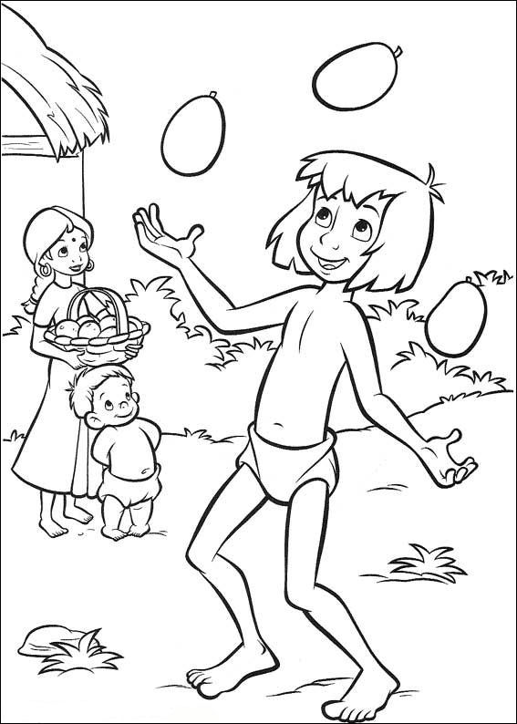 Jungle Boek 2 5, kleurplaat van Jungle Boek 2