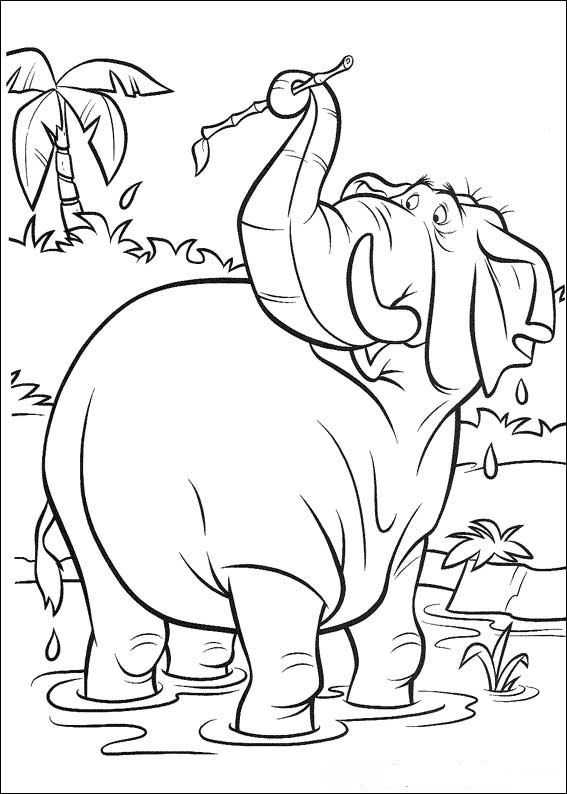 Jungle Boek 2 11, kleurplaat van Jungle Boek 2