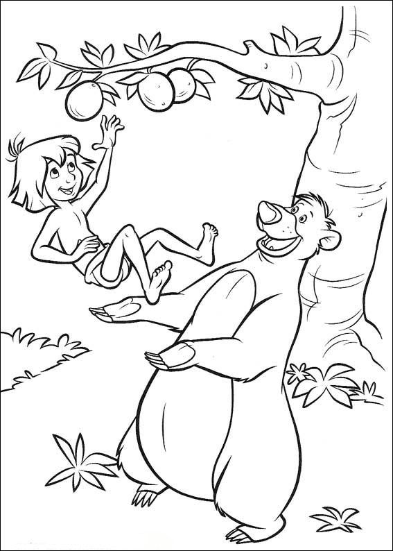 Jungle Boek 2 16, kleurplaat van Jungle Boek 2