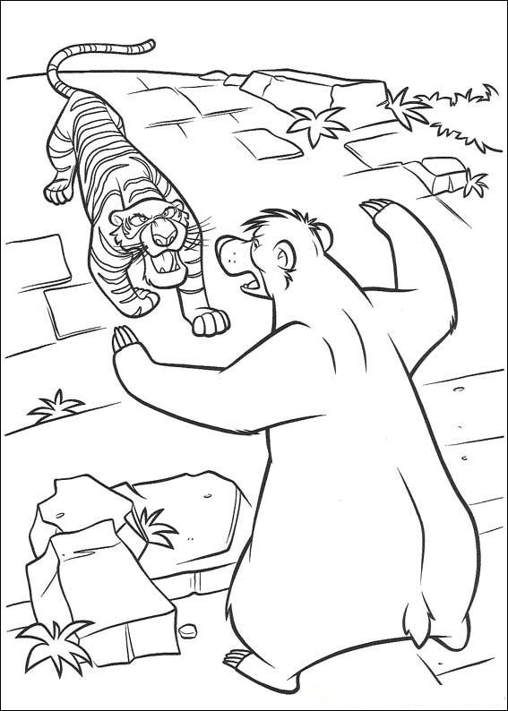 Jungle Boek 2 24, kleurplaat van Jungle Boek 2