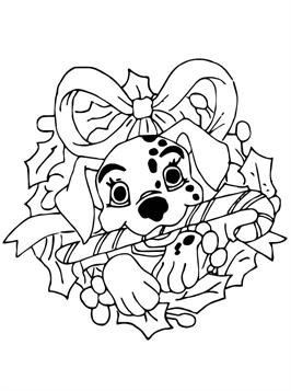 Kerstmis Disney 14, kleurplaat van Kerstmis Disney
