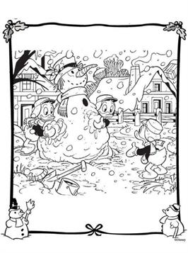 Kerstmis Disney 40, kleurplaat van Kerstmis Disney