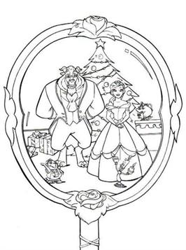 Kerstmis Disney 44, kleurplaat van Kerstmis Disney