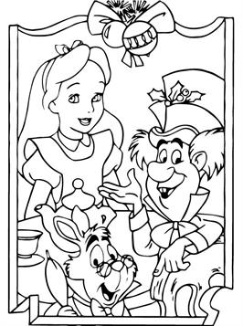Kerstmis Disney 48, kleurplaat van Kerstmis Disney