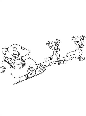 Kerstmis Kids 4, kleurplaat van Kerstmis Kids