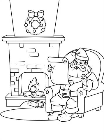 Kerstmis Kids 6, kleurplaat van Kerstmis Kids