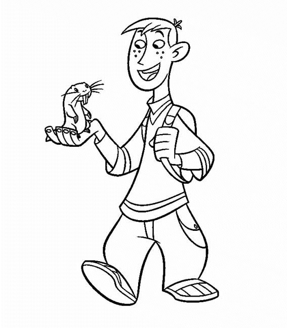 Kim Possible 9, kleurplaat van Kim Possible
