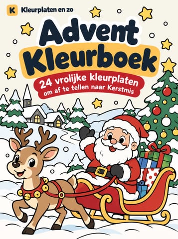 Kleurboek Advent kleurboek voor kinderen