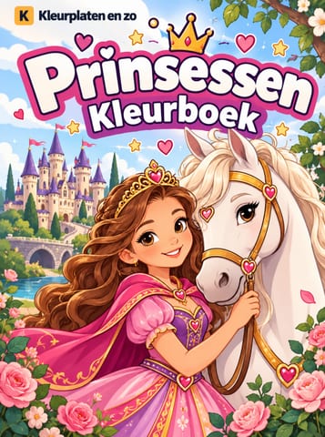 Kleurboek Prinsessen kleurboek