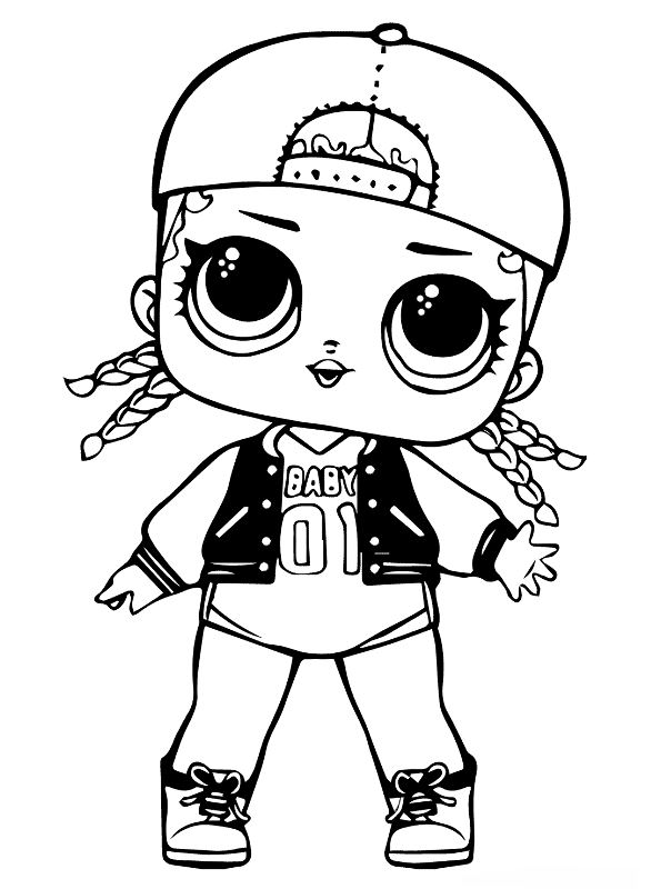 M.C. Swag, kleurplaat van L.O.L. Surprise dolls