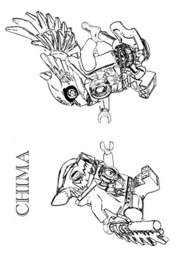 lego chima Cragger vs Eris, kleurplaat van Lego Chima