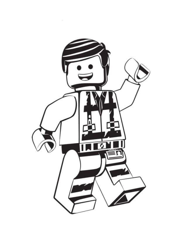 Emmet 2, kleurplaat van Lego Movie 2