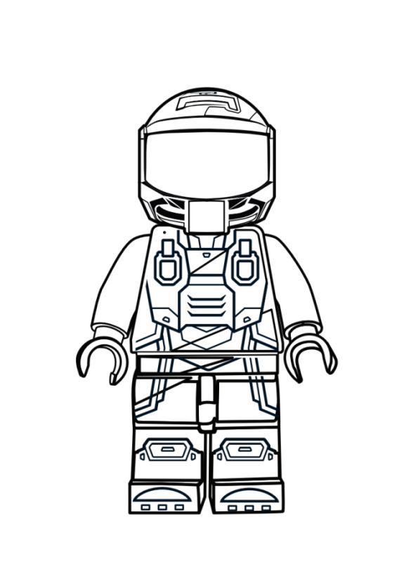Rex 2, kleurplaat van Lego Movie 2