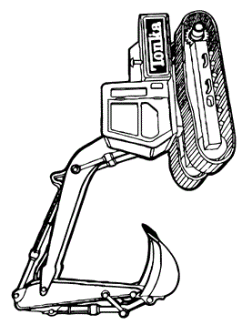 Graafmachine 3, kleurplaat van Graafmachines