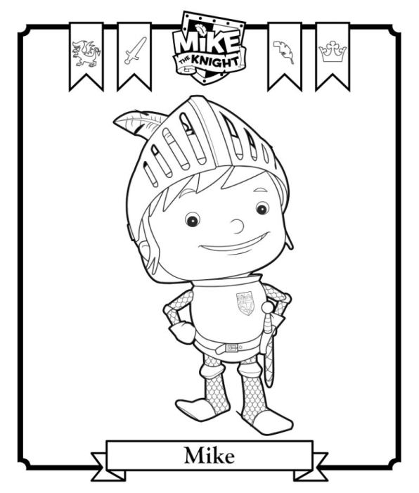 Mike, kleurplaat van Mike de Ridder