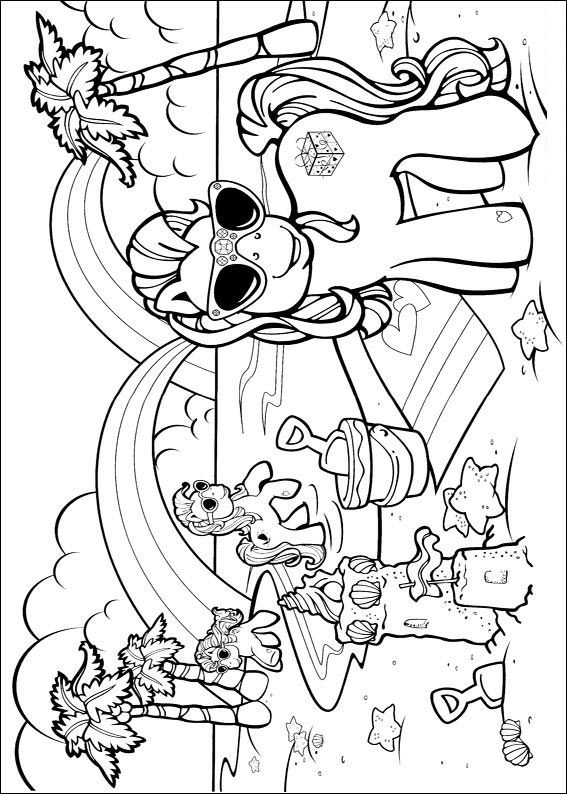 My Little Pony 33, kleurplaat van My little pony