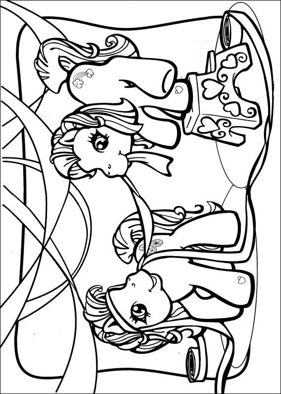 My Little Pony 49, kleurplaat van My little pony