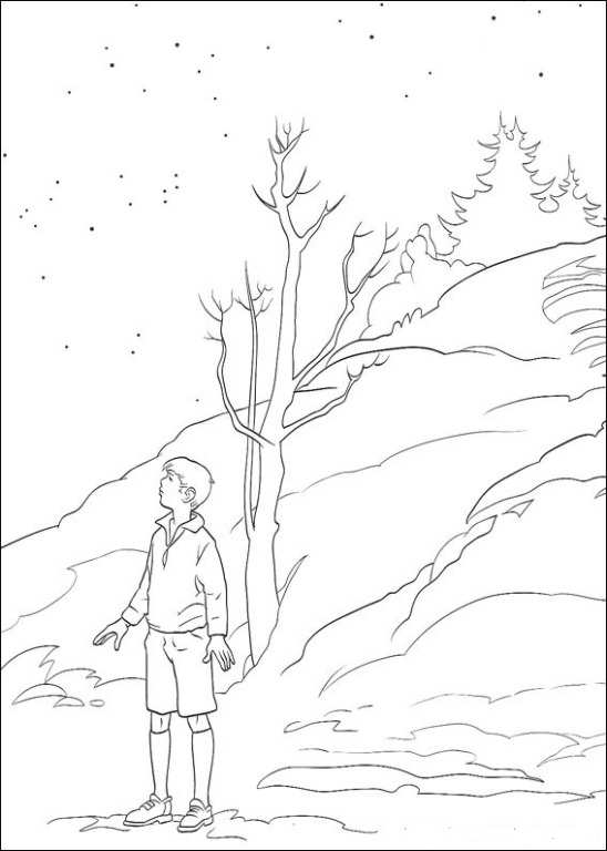 Edmund, kleurplaat van Narnia (De kronieken van Narnia)