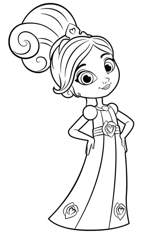 nella de prinses 8, kleurplaat van Nella de prinses ridder