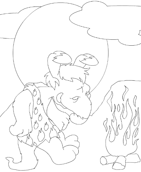 Neopets Tyrannia 18, kleurplaat van Neopets Tyrannia