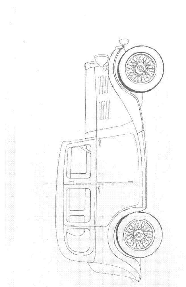 Klassieke auto s 6, kleurplaat van Klassieke auto s