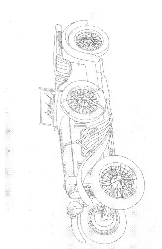 Klassieke auto s 8, kleurplaat van Klassieke auto s