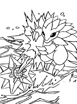 Pokemon 9, kleurplaat van Pokemon