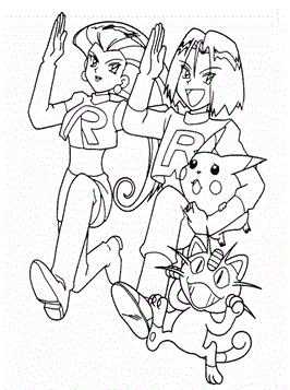 Pokemon 12, kleurplaat van Pokemon