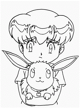 Pokemon 18, kleurplaat van Pokemon