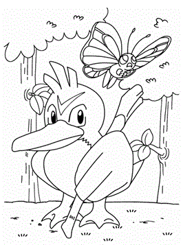 Pokemon 19, kleurplaat van Pokemon