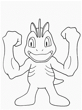 Pokemon 21, kleurplaat van Pokemon