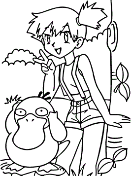 Pokemon 24, kleurplaat van Pokemon