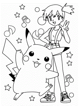 Pokemon 27, kleurplaat van Pokemon