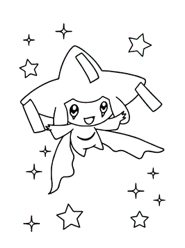 Pokemon 50, kleurplaat van Pokemon
