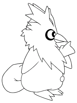 Pokemon 53, kleurplaat van Pokemon