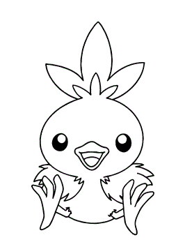 Pokemon 55, kleurplaat van Pokemon