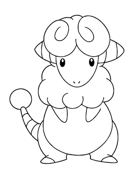 Pokemon 58, kleurplaat van Pokemon
