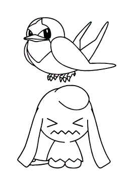 Pokemon 62, kleurplaat van Pokemon