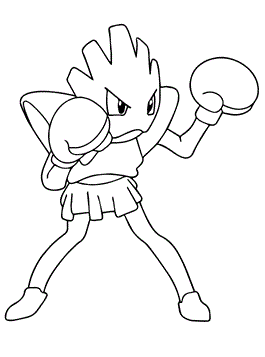 Pokemon 64, kleurplaat van Pokemon
