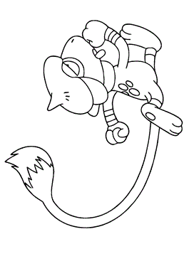 Pokemon 67, kleurplaat van Pokemon