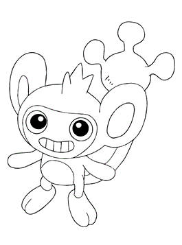 Pokemon 71, kleurplaat van Pokemon