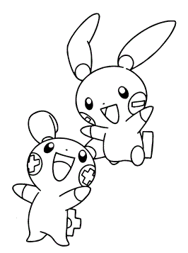 Pokemon 72, kleurplaat van Pokemon